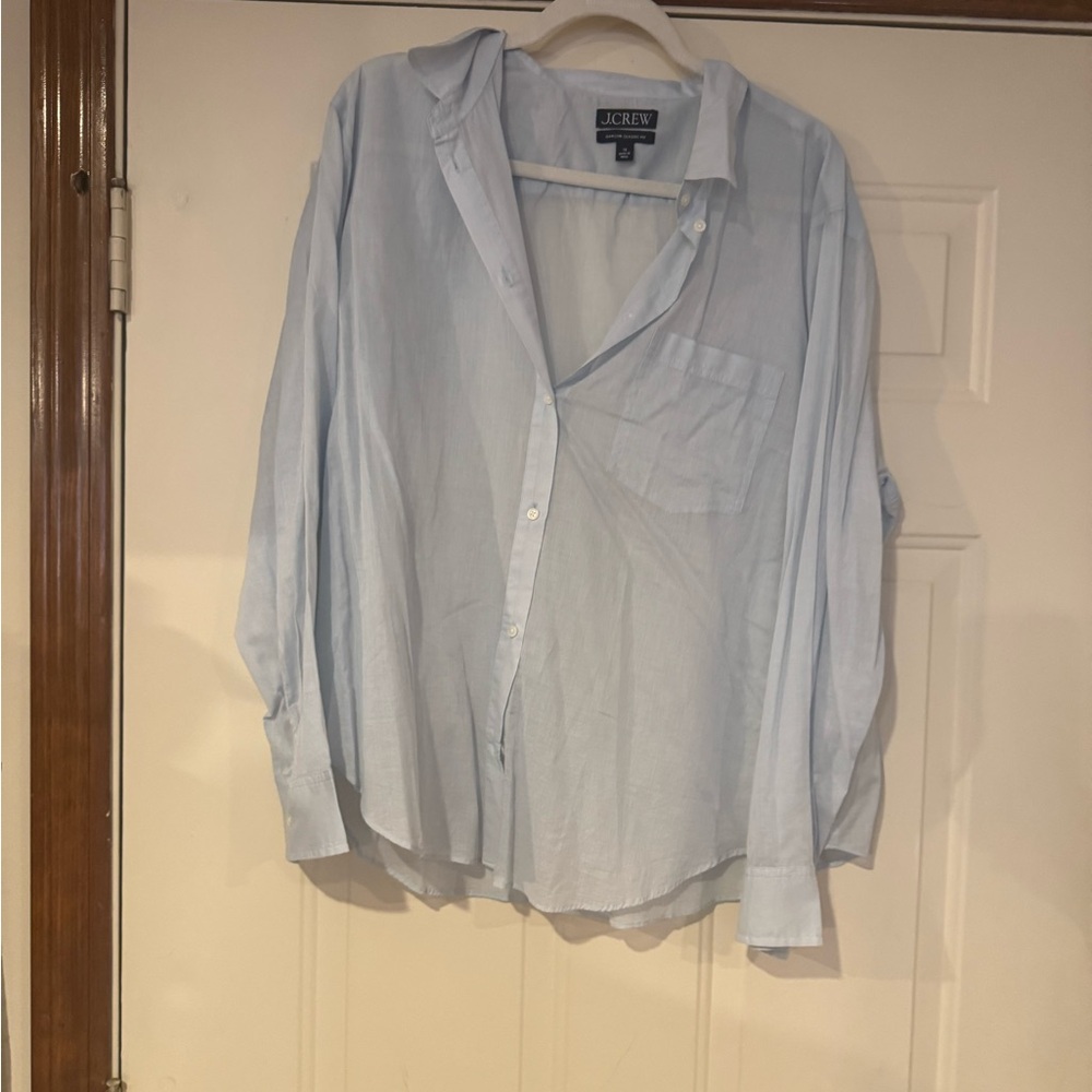 J. Crew Light Blue Button Down Shirt